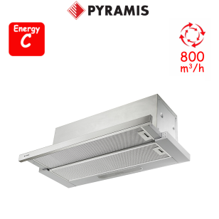 ΑΠΟΡΡΟΦΗΤΗΡΑΣ 90cm PYRAMIS ΣΥΡΟΜΕΝΟΣ TURBO