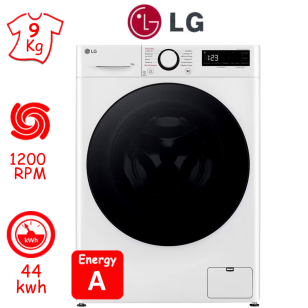 ΠΛΥΝΤΗΡΙΟ ΡΟΥΧΩΝ LG F2R5009TSWB (9Kg / 1200RPM) ΛΕΥΚΟ SLIM ΕΙΔΙΚΩΝ ΔΙΑΣΤΑΣΕΩΝ ΕΛΛΗΝΙΚΗΣ ΑΝΤΙΠΡΟΣΩΠΕΙΑΣ ΝΕΟ