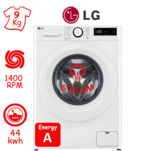 ΠΛΥΝΤΗΡΙΟ ΡΟΥΧΩΝ LG F4R3009NSWW (9Kg / 1400RPM) ΕΛΛΗΝΙΚΗΣ ΑΝΤΙΠΡΟΣΩΠΕΙΑΣ ΝΕΟ ΜΟΝΤΕΛΟ