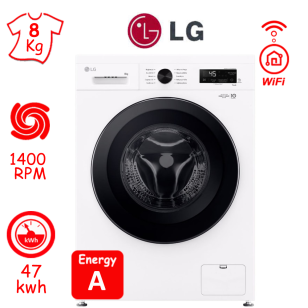 ΠΛΥΝΤΗΡΙΟ ΡΟΥΧΩΝ LG F4X1008NWK (8Kg / 1400RPM) ΕΛΛΗΝΙΚΗΣ ΑΝΤΙΠΡΟΣΩΠΕΙΑΣ ΝΕΟ ΜΟΝΤΕΛΟ