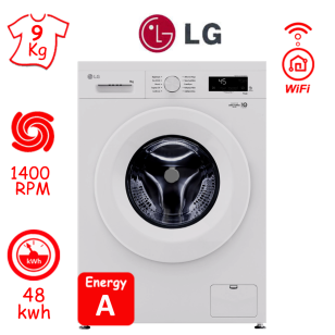 ΠΛΥΝΤΗΡΙΟ ΡΟΥΧΩΝ LG F4X1009NWH (9Kg / 1400RPM) ΕΛΛΗΝΙΚΗΣ ΑΝΤΙΠΡΟΣΩΠΕΙΑΣ ΝΕΟ ΜΟΝΤΕΛΟ