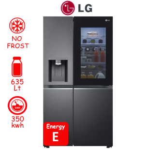 ΨΥΓΕΙΟ ΝΤΟΥΛΑΠΑ SIDE BY SIDE LG GSXV90MCDE DOOR IN DOOR INSTAVIEW KNOCK ON ΜΕ CRAFT ICE ΕΛΛΗΝΙΚΗΣ ΑΝΤΙΠΡΟΣΩΠΕΙΑΣ