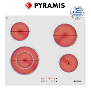 ΕΣΤΙΑ ΕΝΤΟΙΧΙΖΟΜΕΝΗ ΚΕΡΑΜΙΚΗ PYRAMIS PHC61510FMW ΕΛΛΗΝΙΚΗΣ ΚΑΤΑΣΚΕΥΗΣ